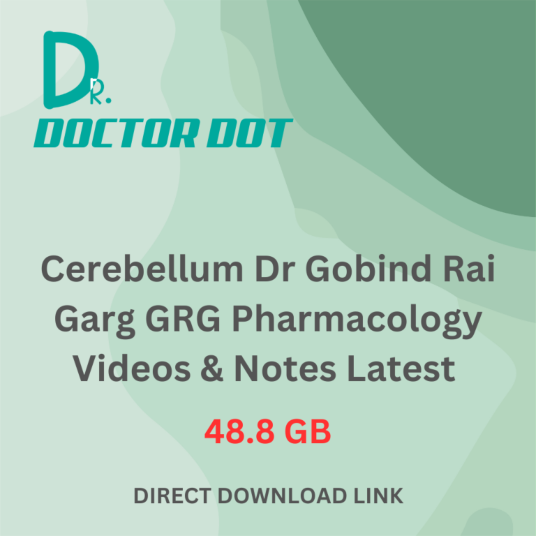 Unlock the Latest GRG Pharmacology Videos & Notes by Dr. Gobind Rai Garg for Free!